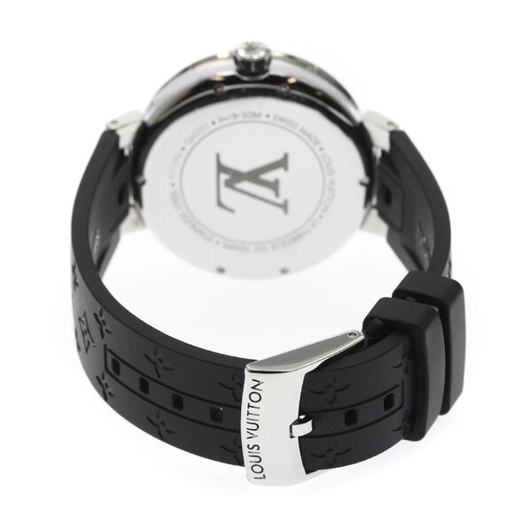 LOUIS VUITTON Tambour Moon Divine QA020 black Dial Quartz Ladies Watch_881587 - Picture 3 of 7